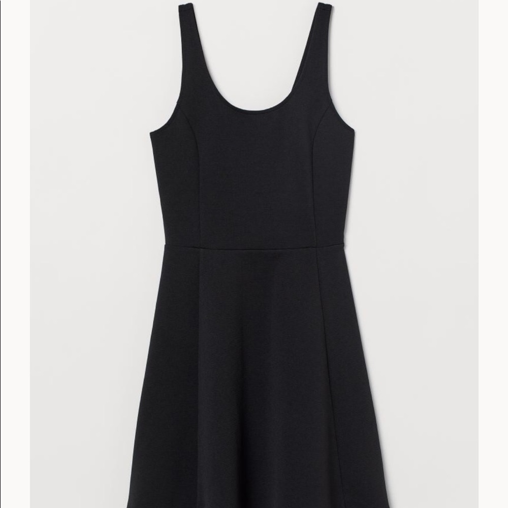 H and M divided sleeveless jersey dress